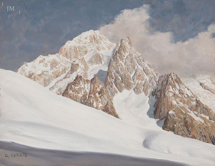 Angelo Abrate - Mont Blanc as seen from the Lago Chécrouit, Val d’Aosta, Italy | MasterArt